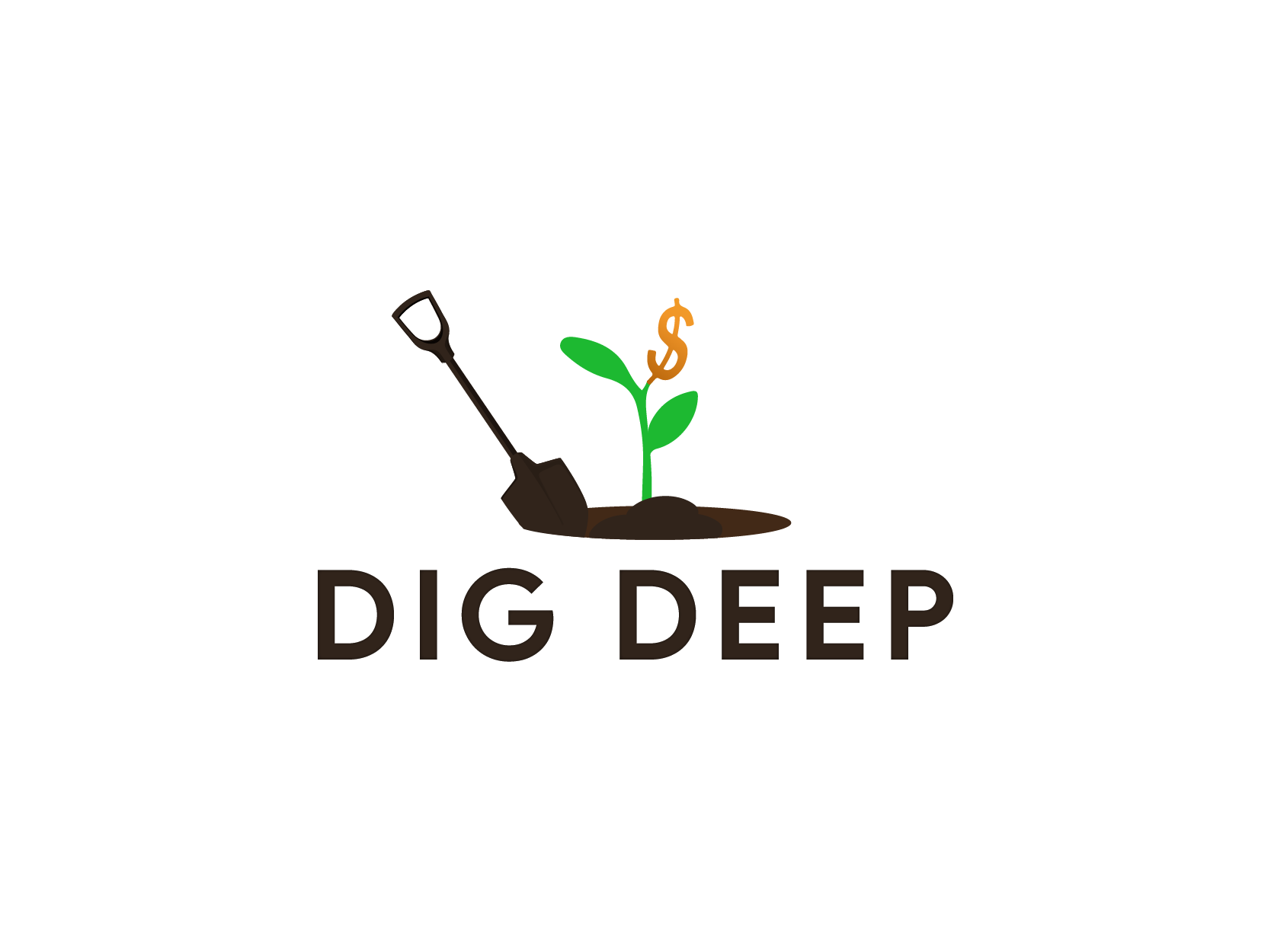  Dig Deep Logo Design
